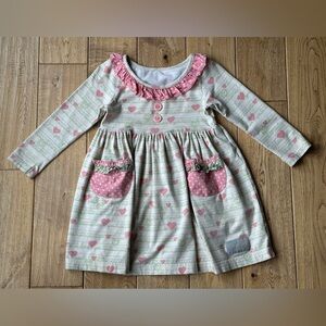 Eleanor Rose Hearts Script Love You Dress size 4-5